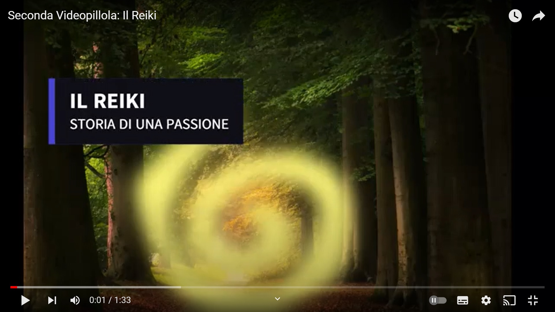 Seconda Videopillola: il Reiki, storia di una passione